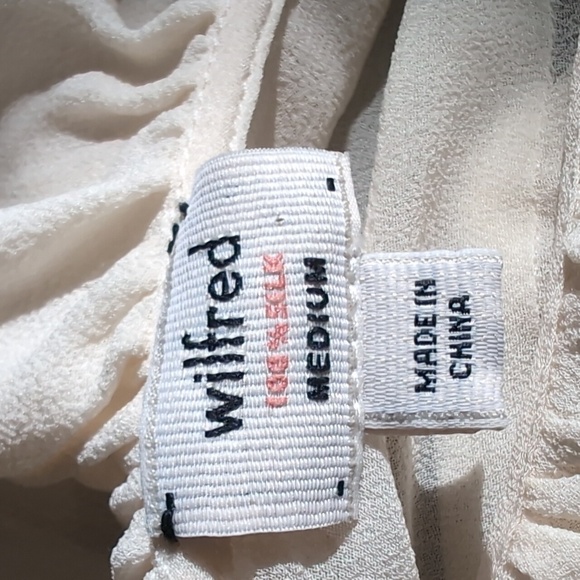 Wilfred Silk Blouse Sheer Size Med - Picture 8 of 9